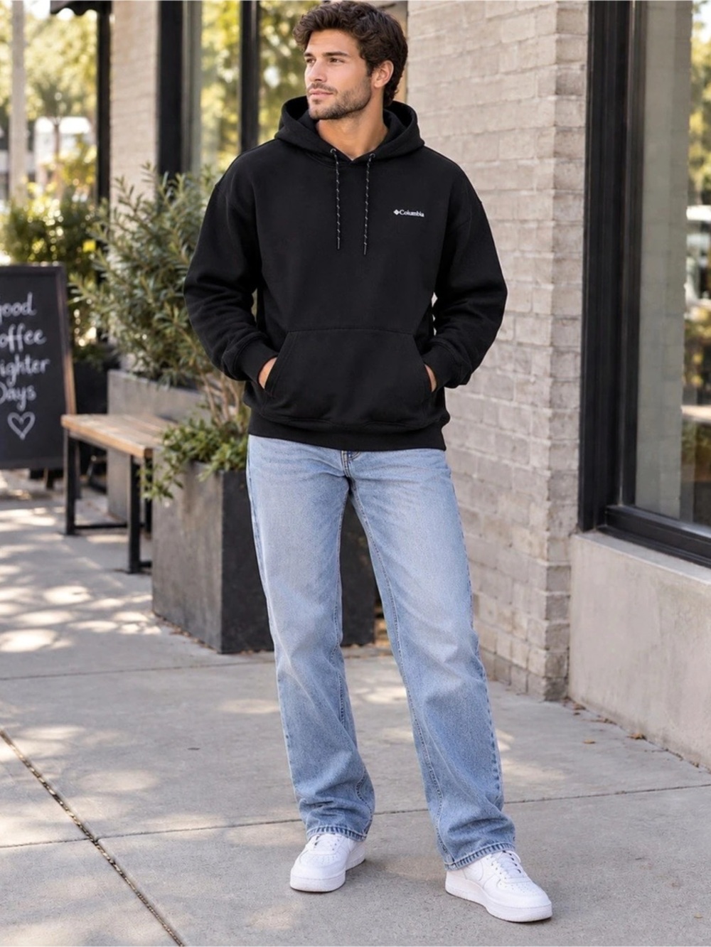 Columbia Men's Trek Hoodie Black Hoodie Size XL